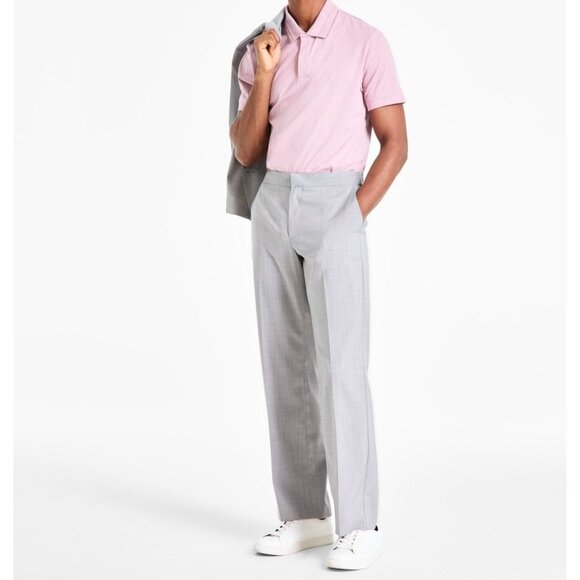 Alfani Other - Alfani Mens Lightweight Tropical Suit Pant  Wo Grey Heather Size 36x30 NWT